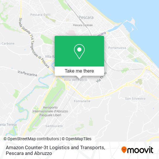 Amazon Counter-3t Logistics and Transports map