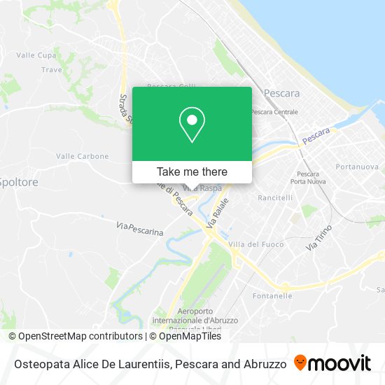 Osteopata Alice De Laurentiis map