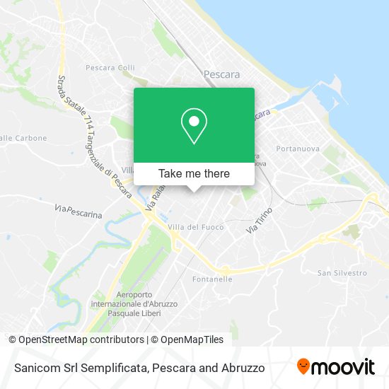 Sanicom Srl Semplificata map