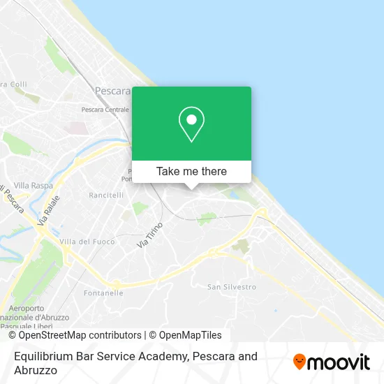 Equilibrium Bar Service Academy map