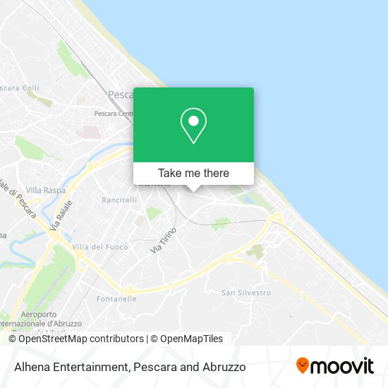 Alhena Entertainment map