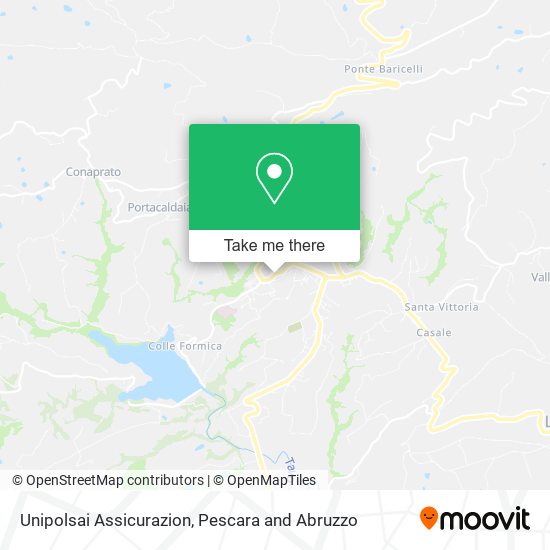 Unipolsai Assicurazion map