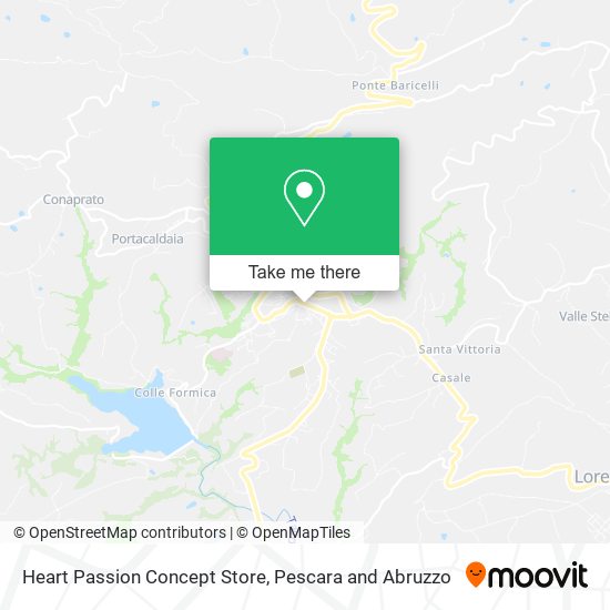 Heart Passion Concept Store map