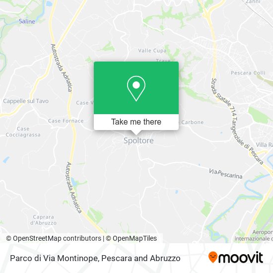 Parco di Via Montinope map