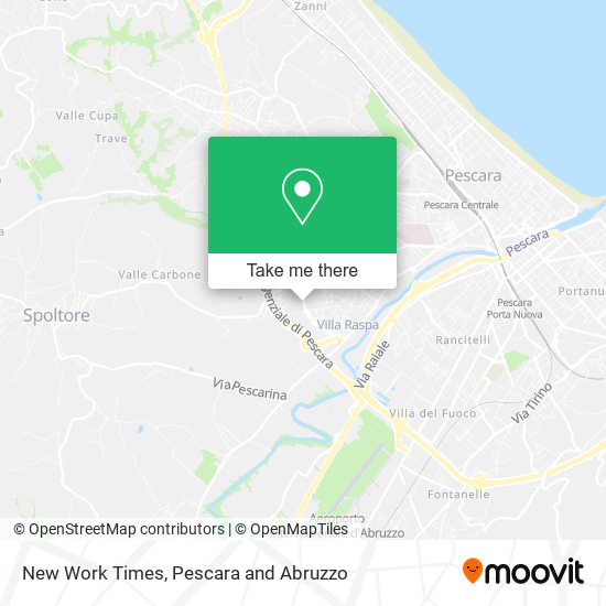 New Work Times map