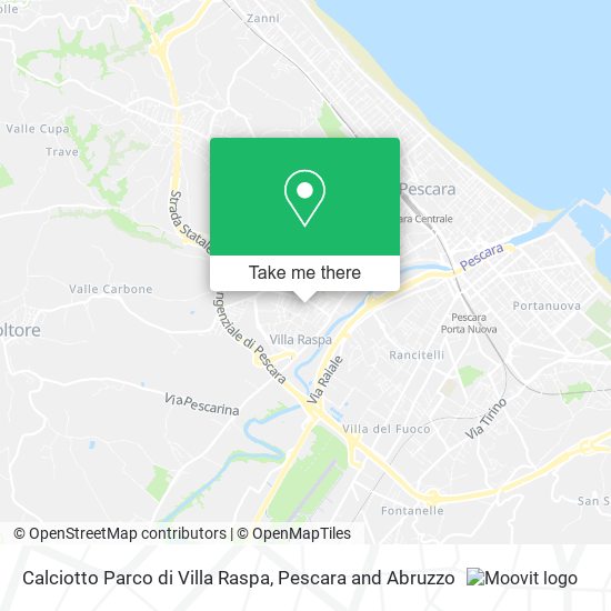 Calciotto Parco di Villa Raspa map