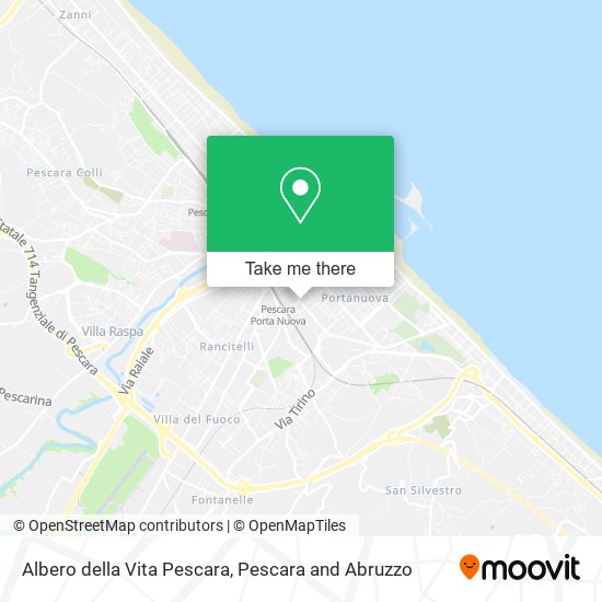 Albero della Vita Pescara map