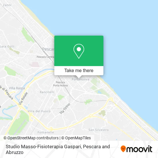 Studio Masso-Fisioterapia Gaspari map