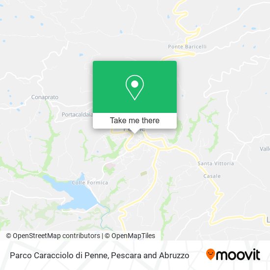 Parco Caracciolo di Penne map