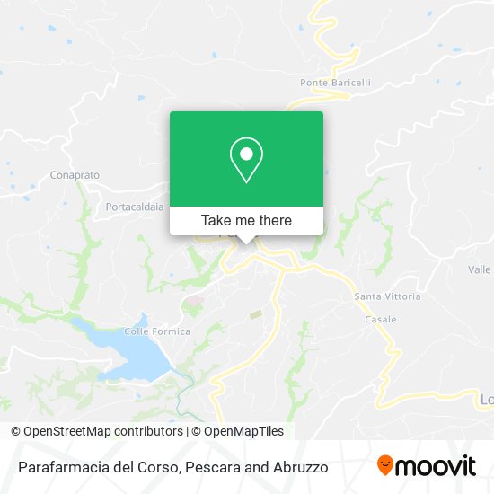 Parafarmacia del Corso map