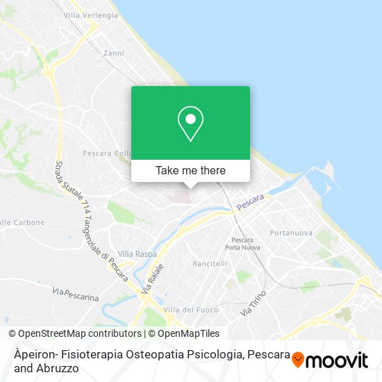 Àpeiron- Fisioterapia Osteopatia Psicologia map