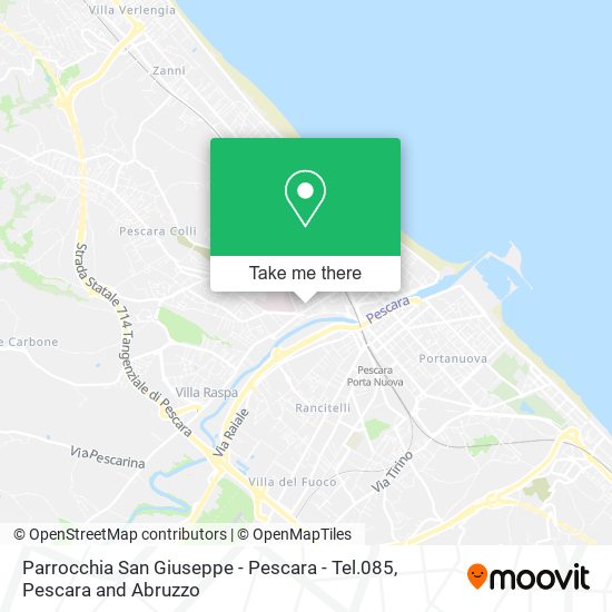 Parrocchia San Giuseppe - Pescara - Tel.085 map