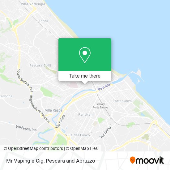 Mr Vaping e-Cig map