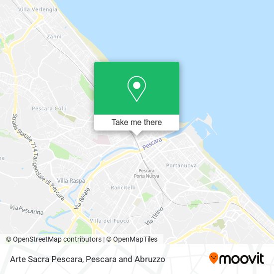 Arte Sacra Pescara map