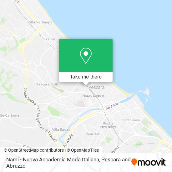 Nami - Nuova Accademia Moda Italiana map