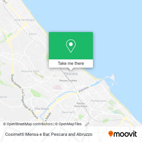 Cosimetti Mensa e Bar map
