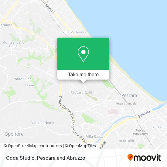 Odda Studio map