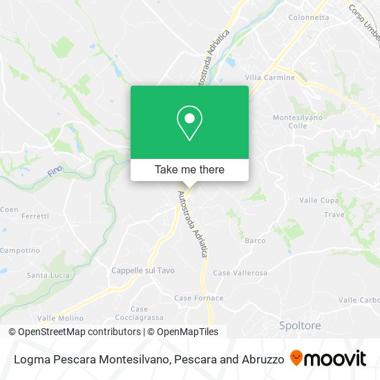Logma Pescara Montesilvano map