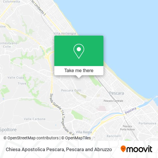 Chiesa Apostolica Pescara map