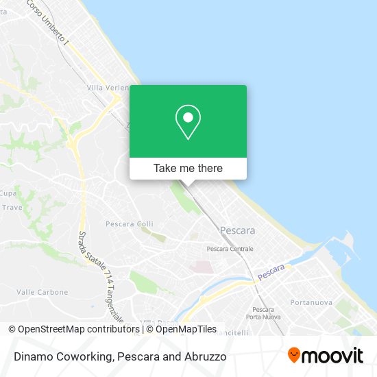 Dinamo Coworking map