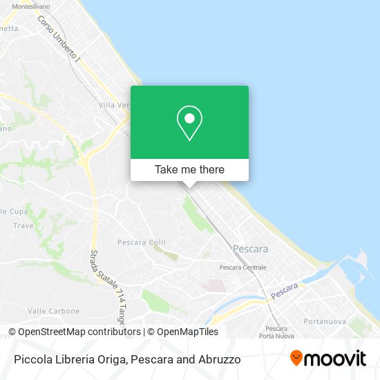 Piccola Libreria Origa map