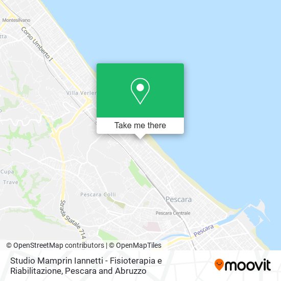 Studio Mamprin Iannetti - Fisioterapia e Riabilitazione map