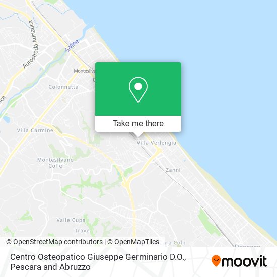 Centro Osteopatico Giuseppe Germinario D.O. map