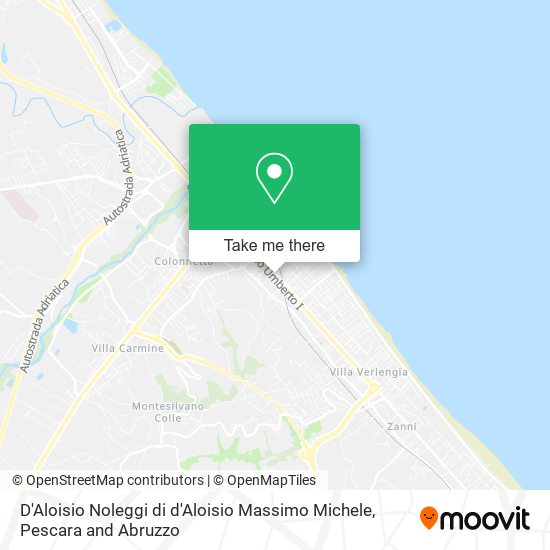D'Aloisio Noleggi di d'Aloisio Massimo Michele map