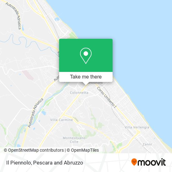 Il Piennolo map