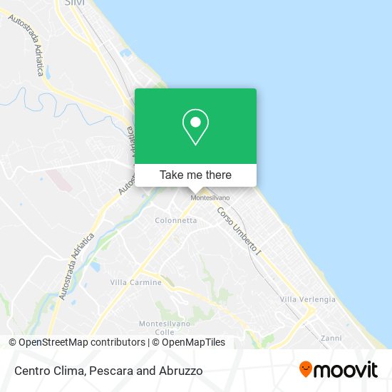 Centro Clima map