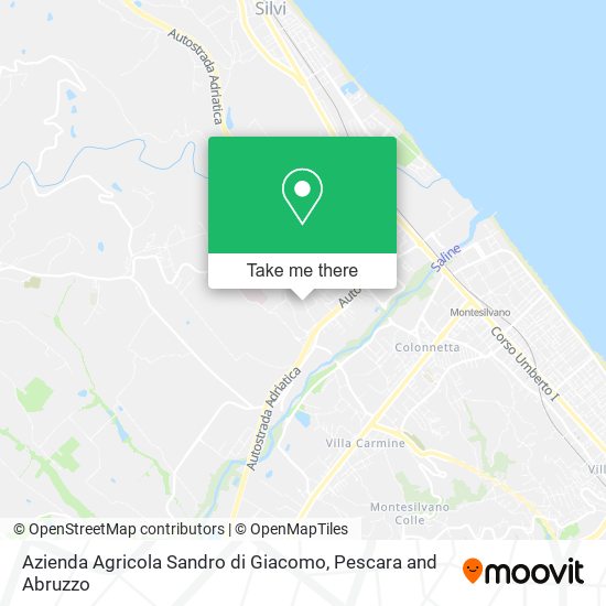 Azienda Agricola Sandro di Giacomo map