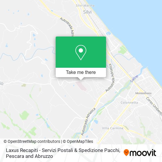 Laxus Recapiti - Servizi Postali & Spedizione Pacchi map