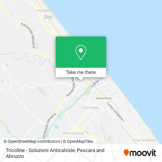 Tricoline - Soluzioni Anticalvizie map