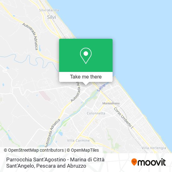 Parrocchia Sant'Agostino - Marina di Città Sant'Angelo map