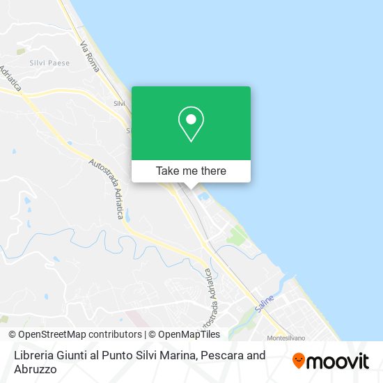 Libreria Giunti al Punto Silvi Marina map