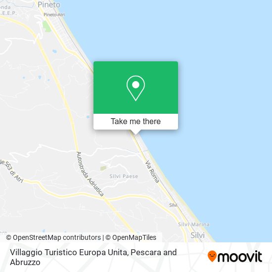 Villaggio Turistico Europa Unita map