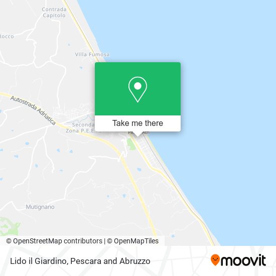 Lido il Giardino map