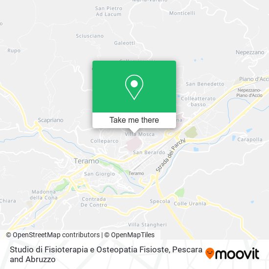 Studio di Fisioterapia e Osteopatia Fisioste map