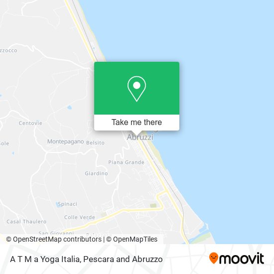 A T M a Yoga Italia map