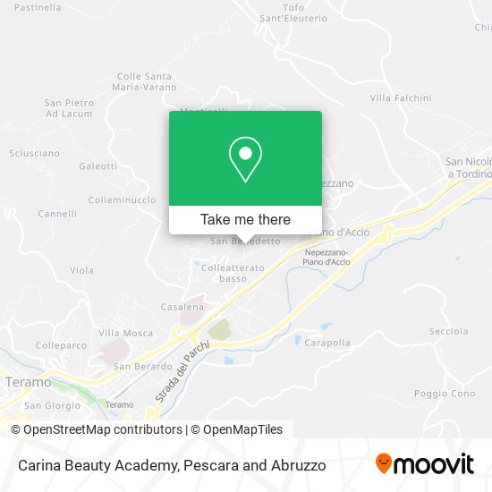 Carina Beauty Academy map