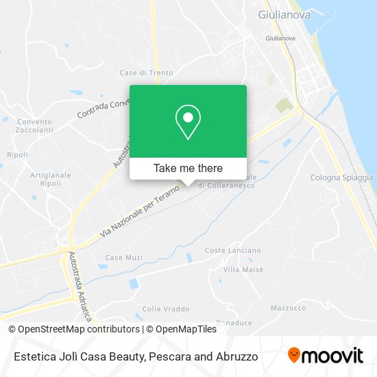 Estetica Jolì Casa Beauty map