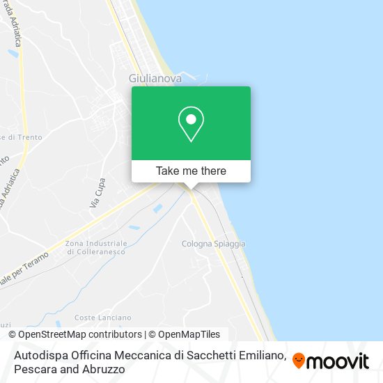Autodispa Officina Meccanica di Sacchetti Emiliano map