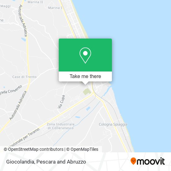Giocolandia map