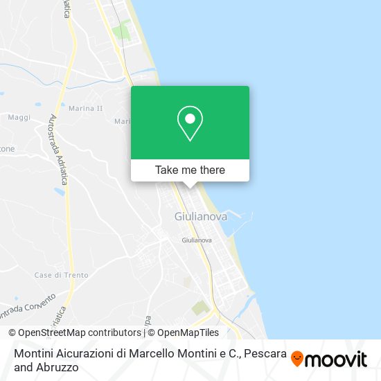 Montini Aicurazioni di Marcello Montini e C. map