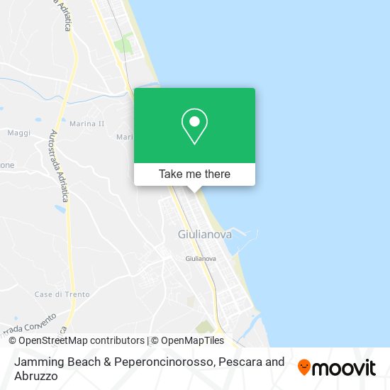 Jamming Beach & Peperoncinorosso map