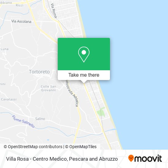 Villa Rosa - Centro Medico map