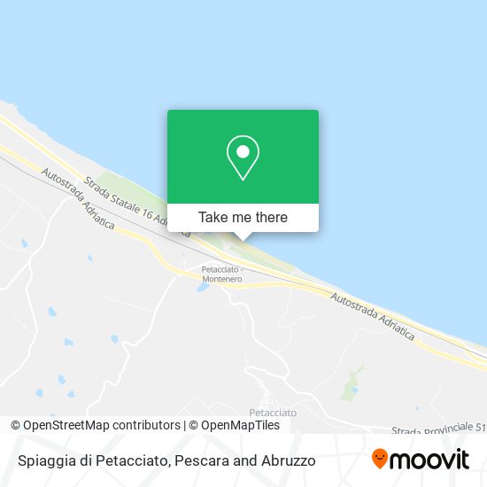 Spiaggia di Petacciato map
