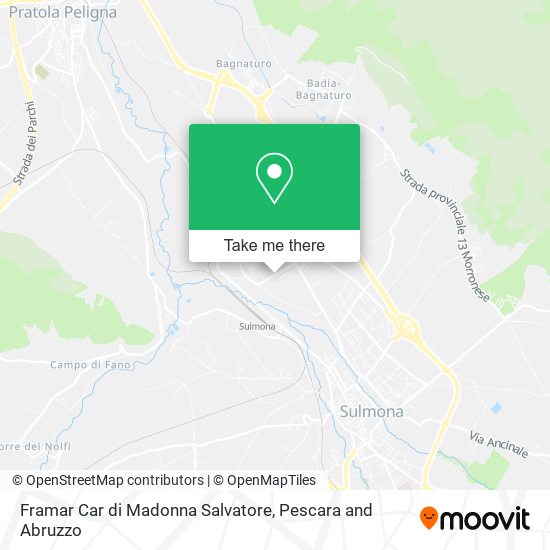 Framar Car di Madonna Salvatore map