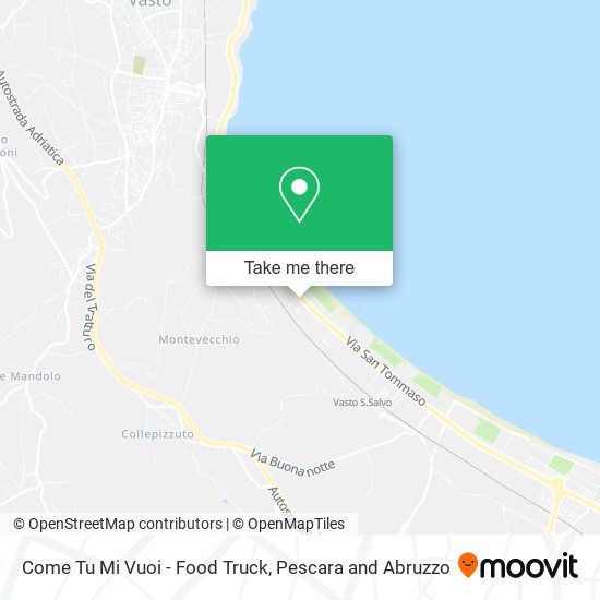 Come Tu Mi Vuoi - Food Truck map