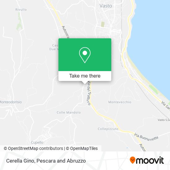 Cerella Gino map